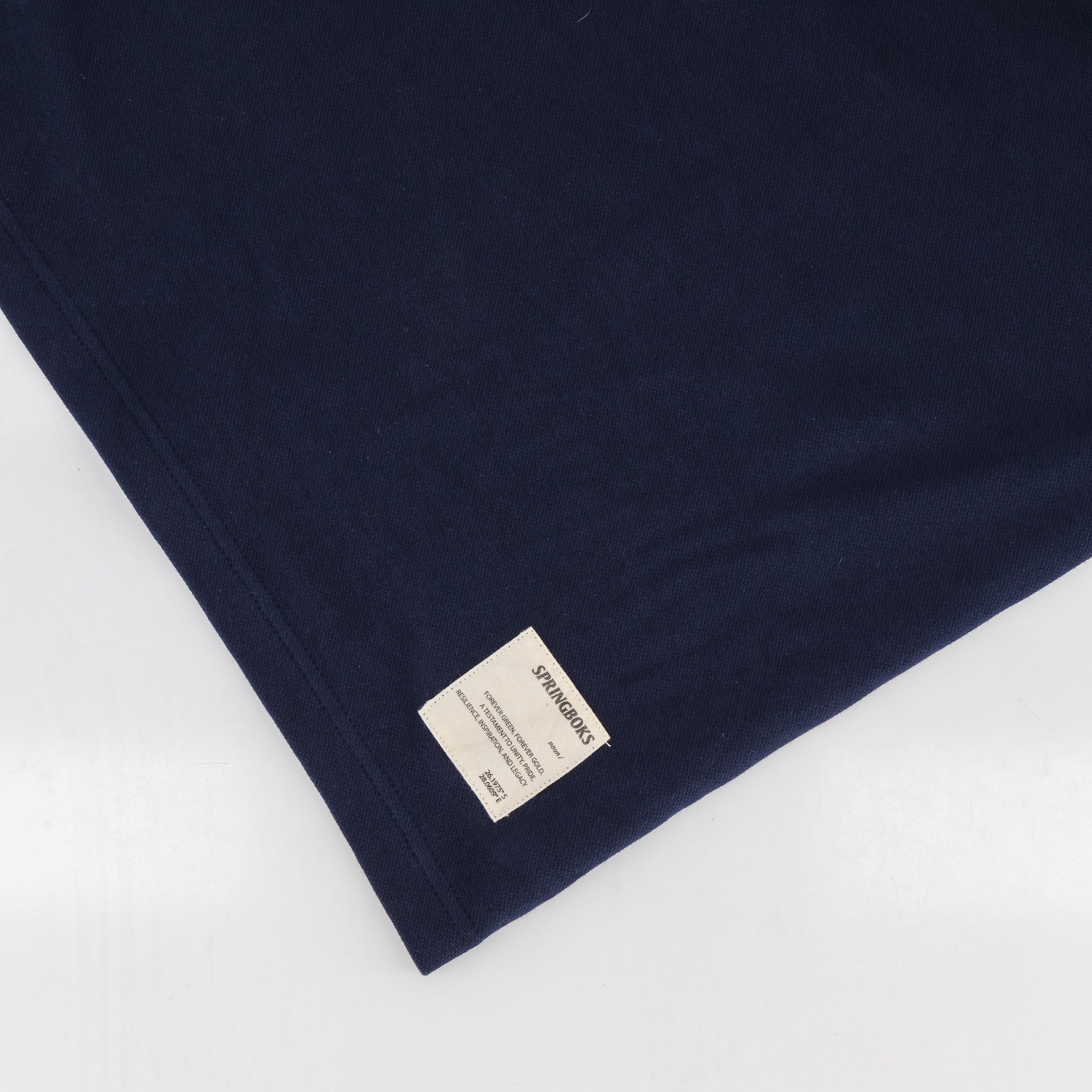 Springboks SML EMB LS Polo - Navy - Old School