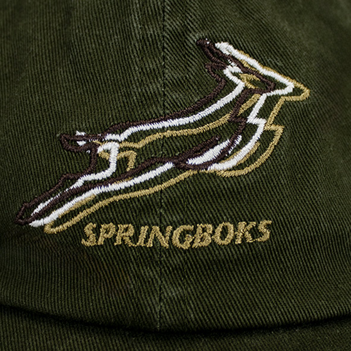 Springboks Stacked Logo Dad Cap - Old School