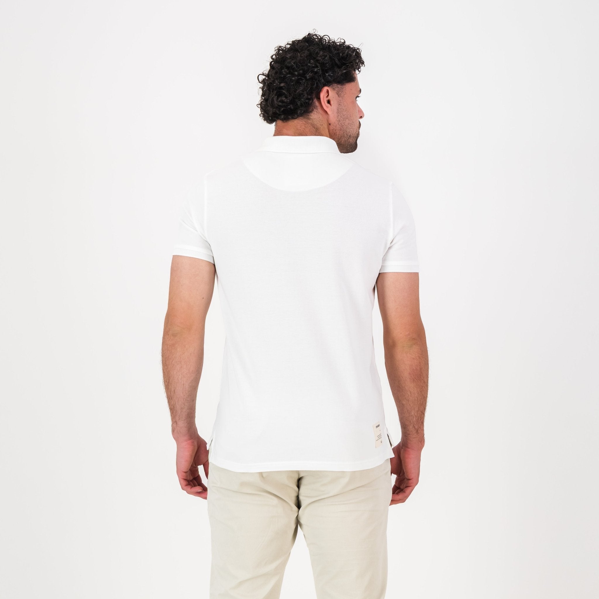 Springboks Vintage SB EMB 2 B SS Polo - White - Old School