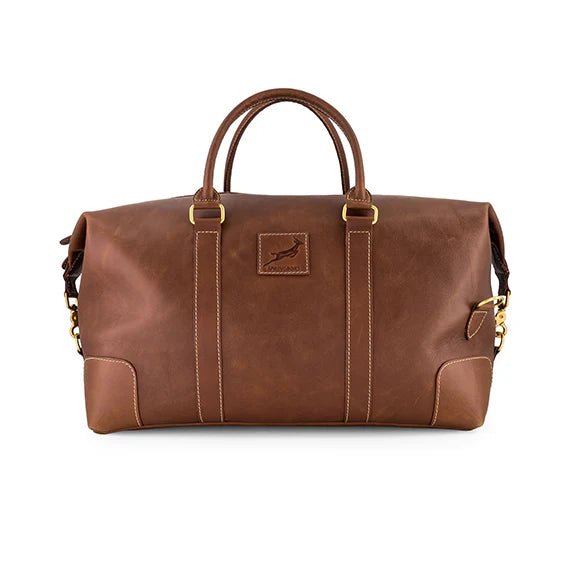 Springboks Weekender Duffle Bag - Dark Brown - Old School