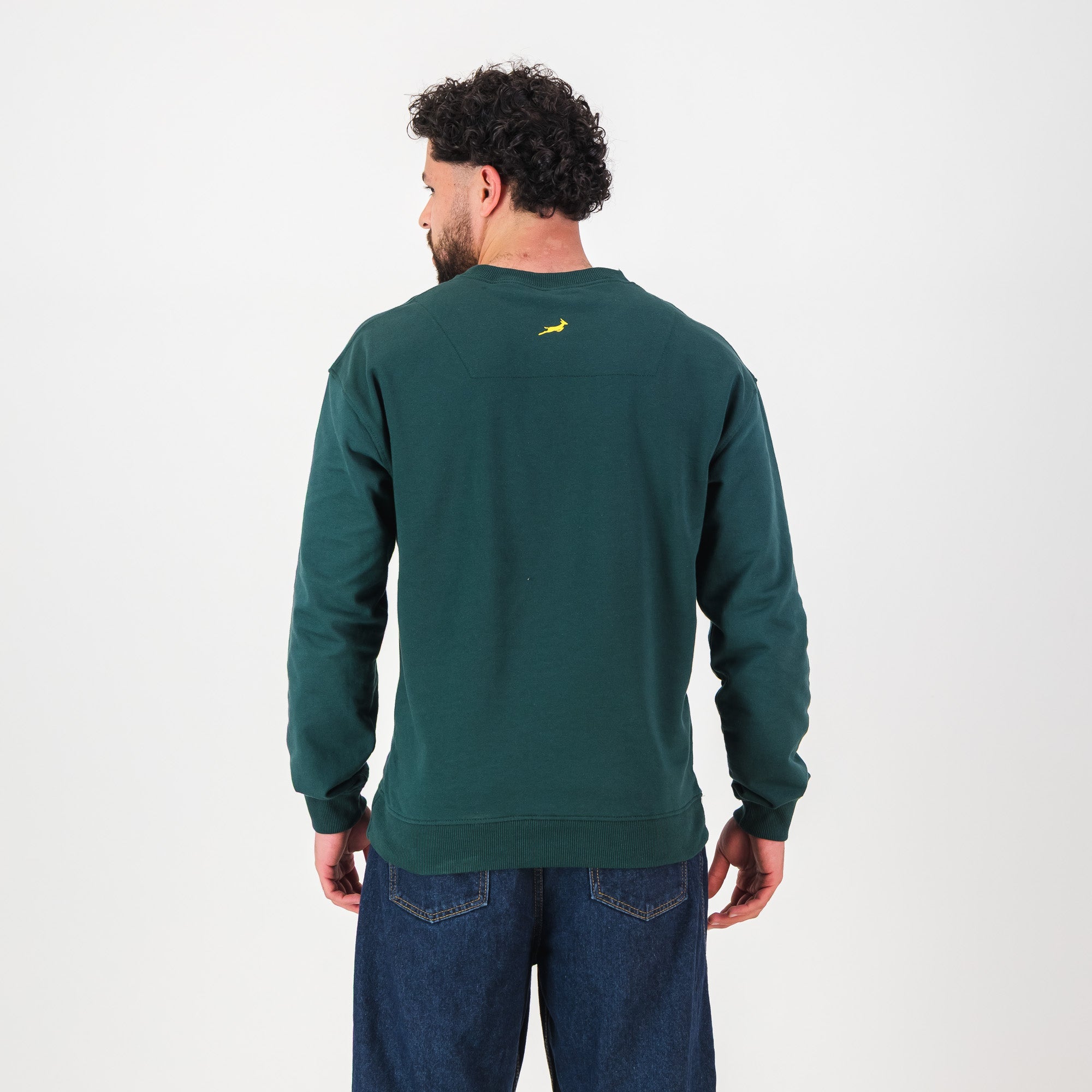 Springboks WL Crew Neck Sweat - OS Green - Old School