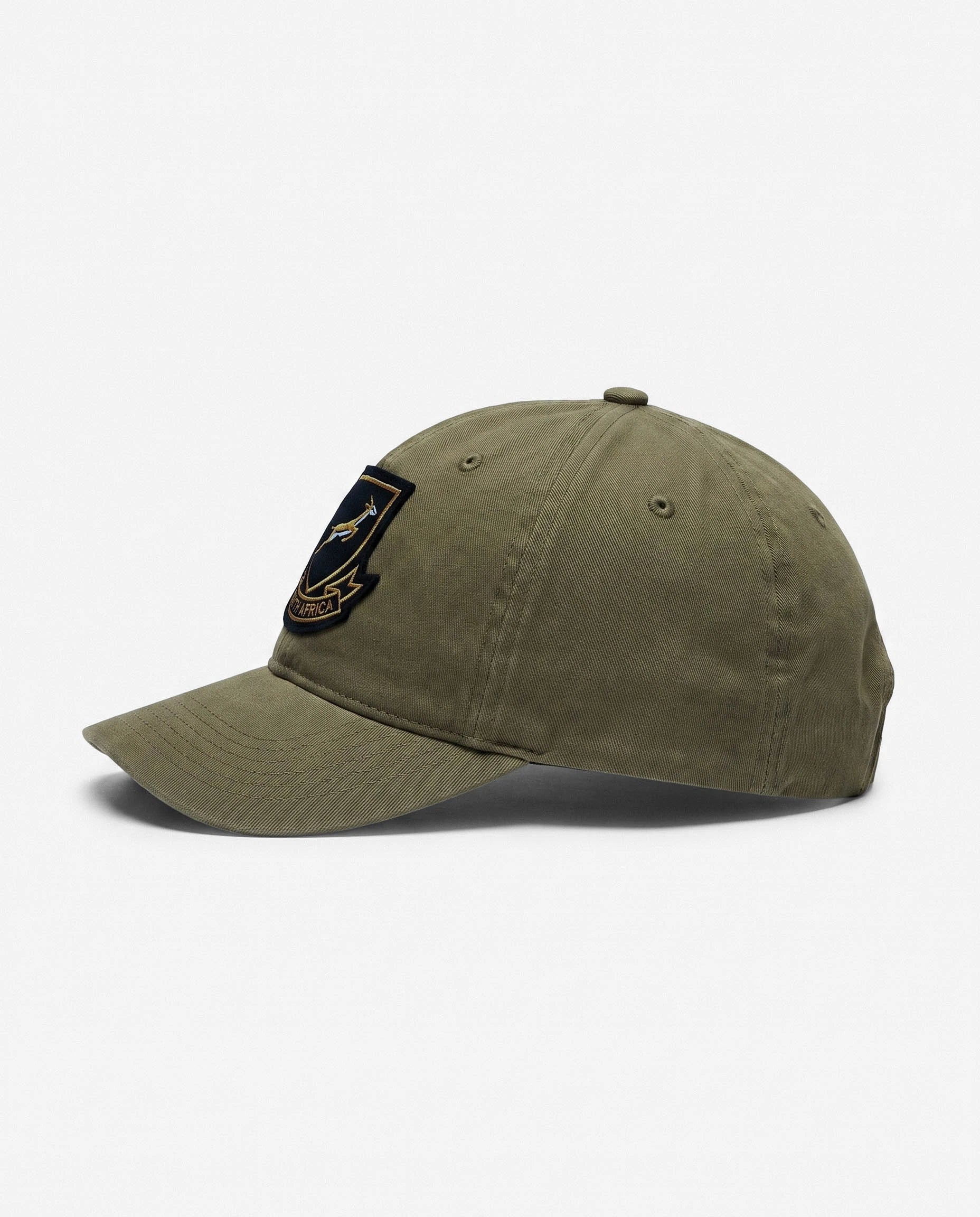 Springboks Shield Dad Cap-Military Olive