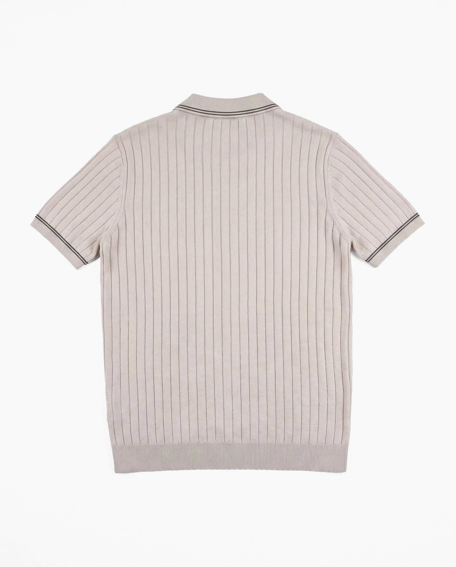 Springboks V Tipped Ribbed Knit SS Polo