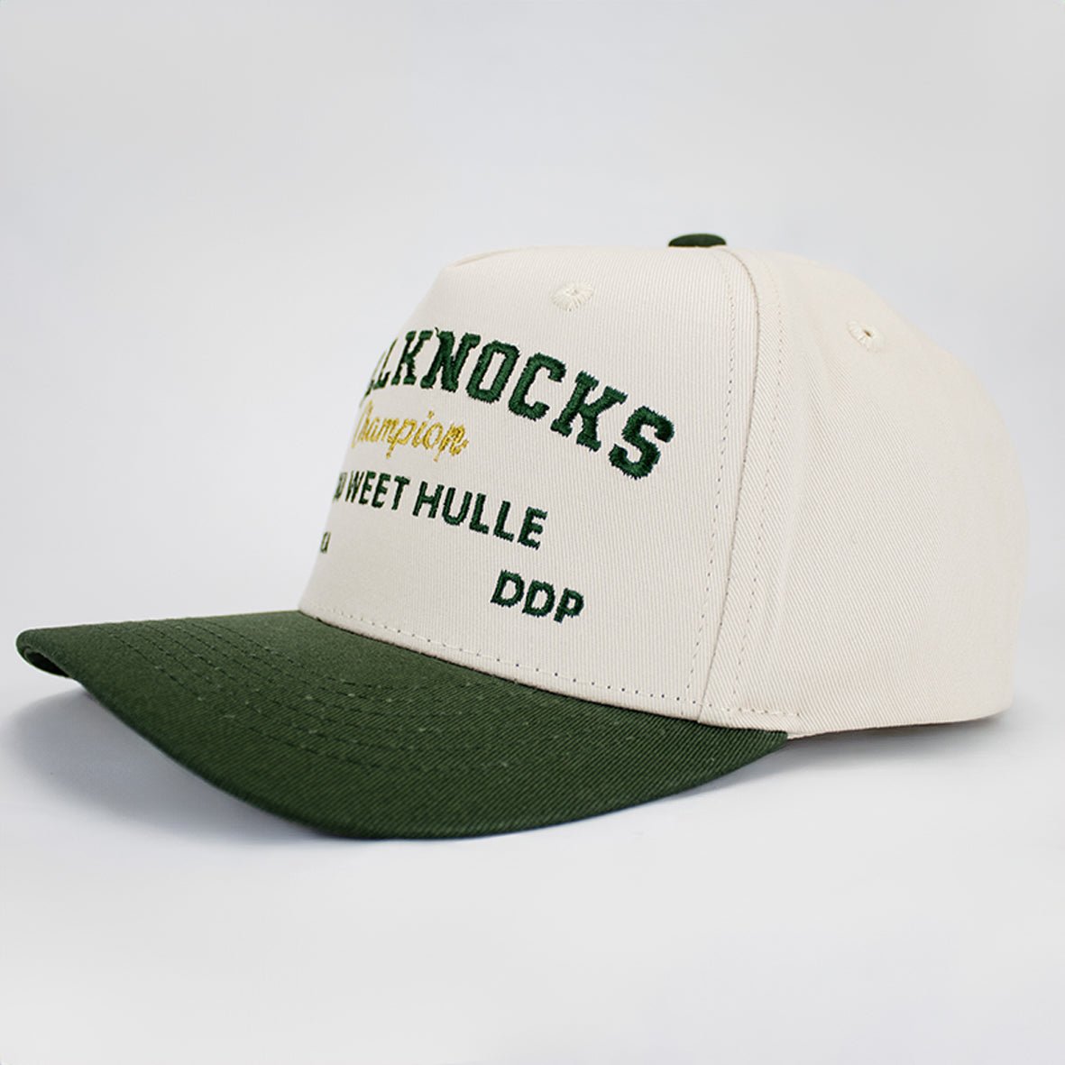 Stillknocks Champions Two Tone Cap - Ivory - Old School