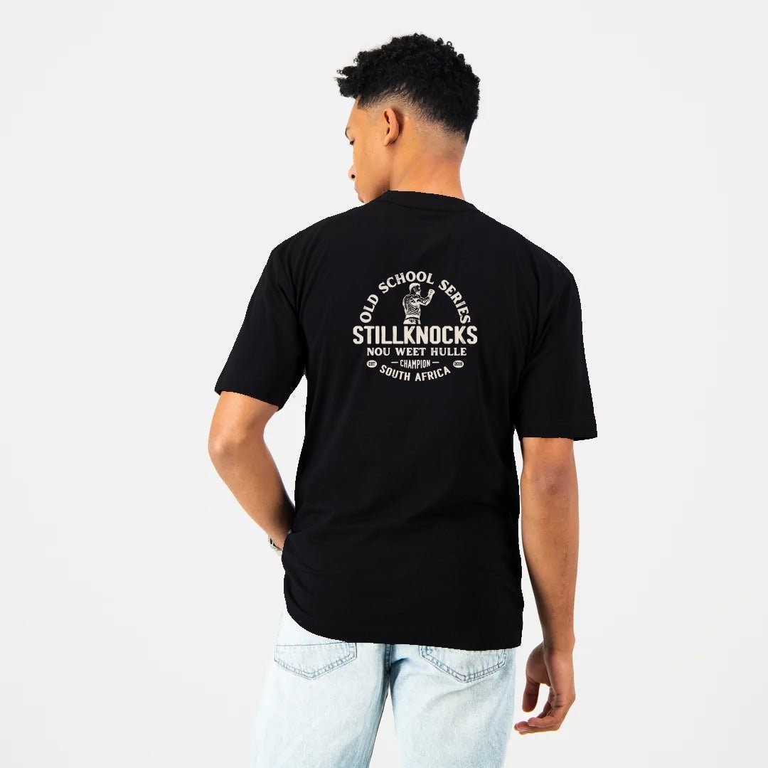 Stillknocks Real DDP Crew Tee - Black - Old School