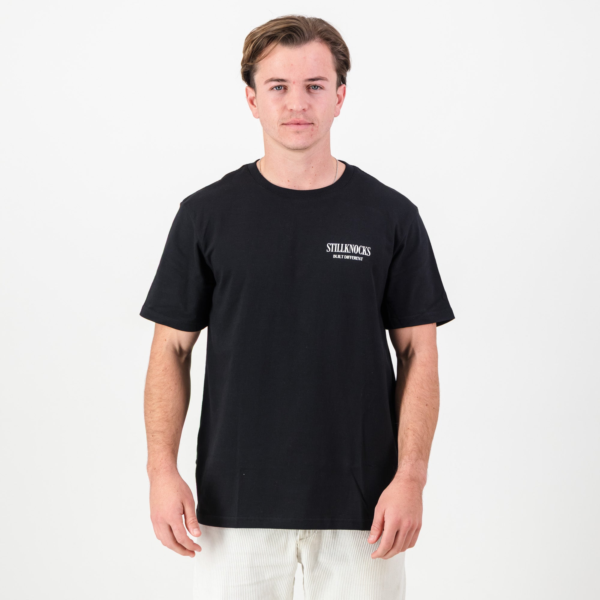 Stillknocks Real DDP Regular Crew Tee - Black - Old School