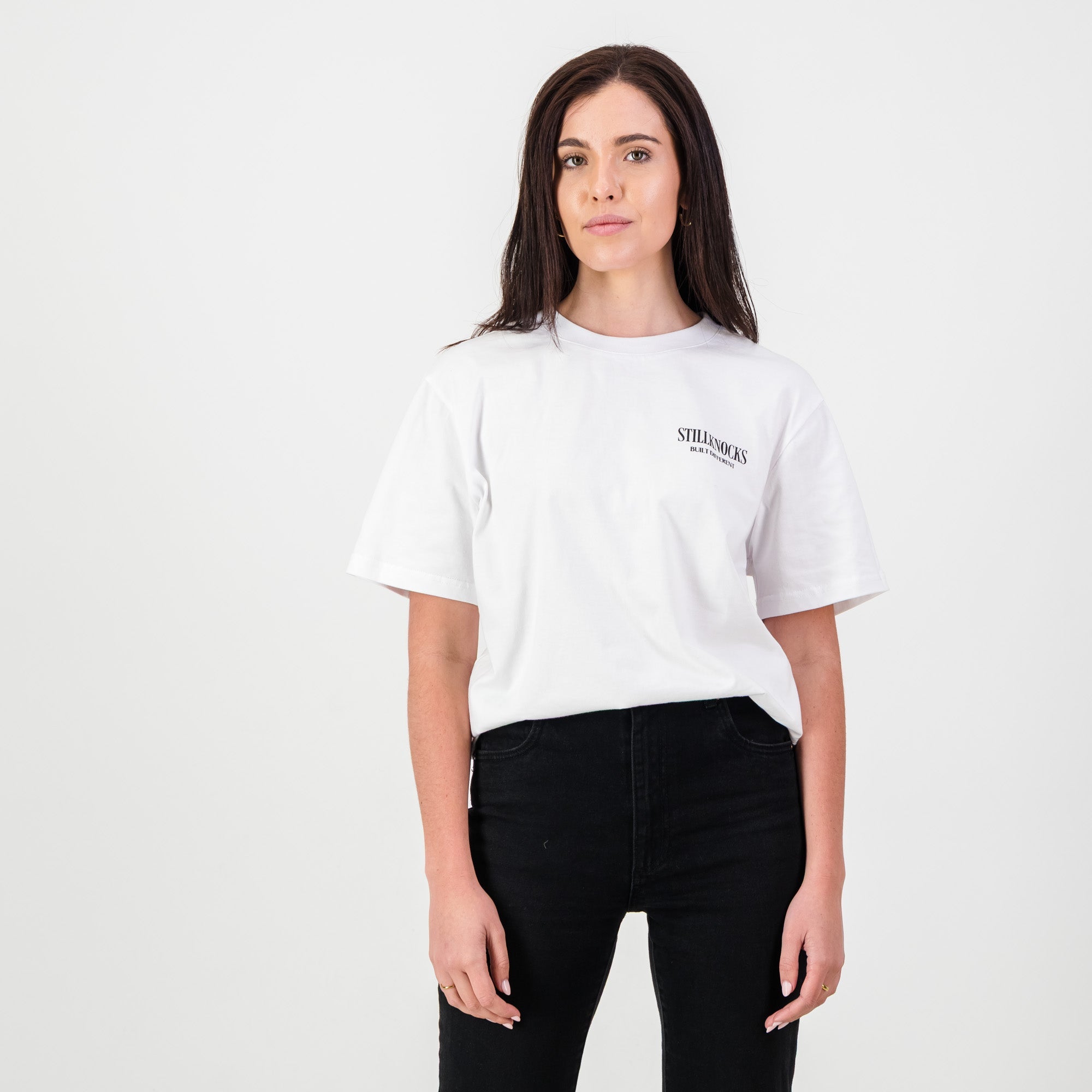 Stillknocks Real DDP Regular Crew Tee - White - Old School