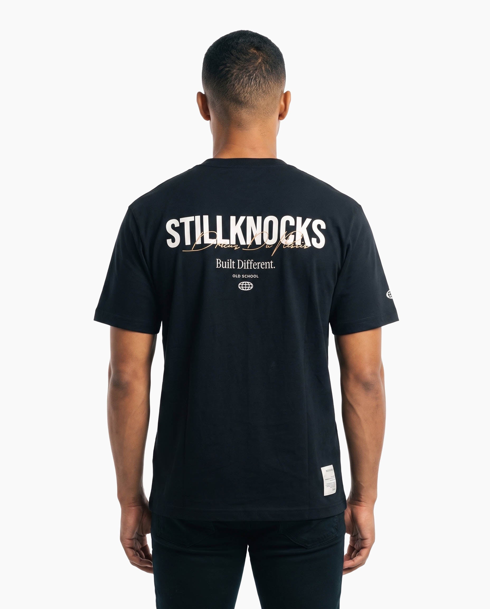 Stillknocks Built Different Boxy Tee Black