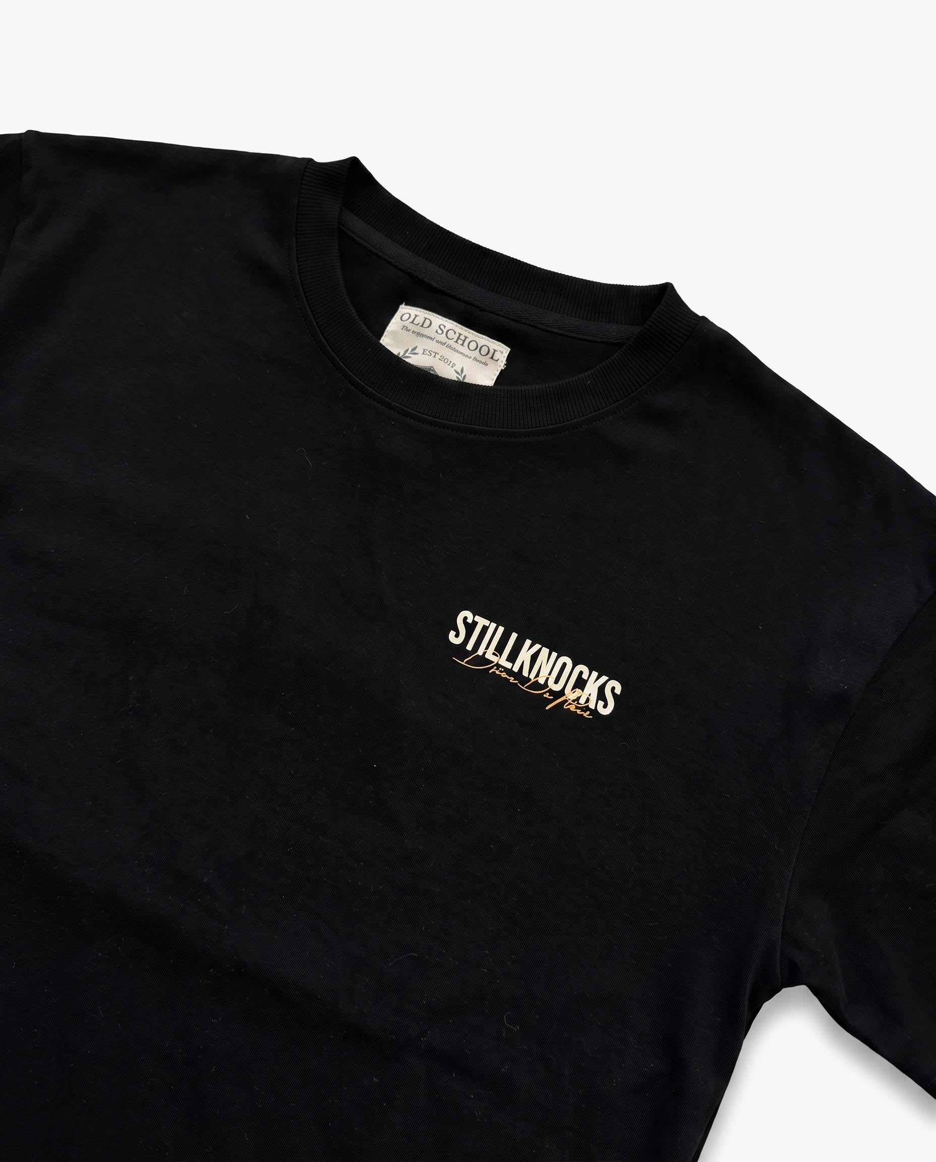 Stillknocks Built Different Boxy Tee Black