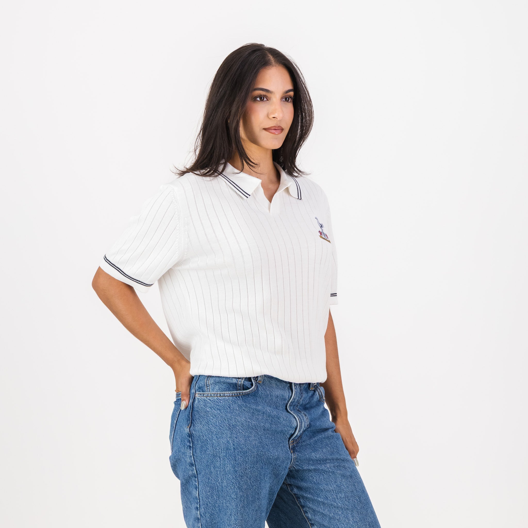 Tottenham Hotspur Signature Textured Polo - Old School