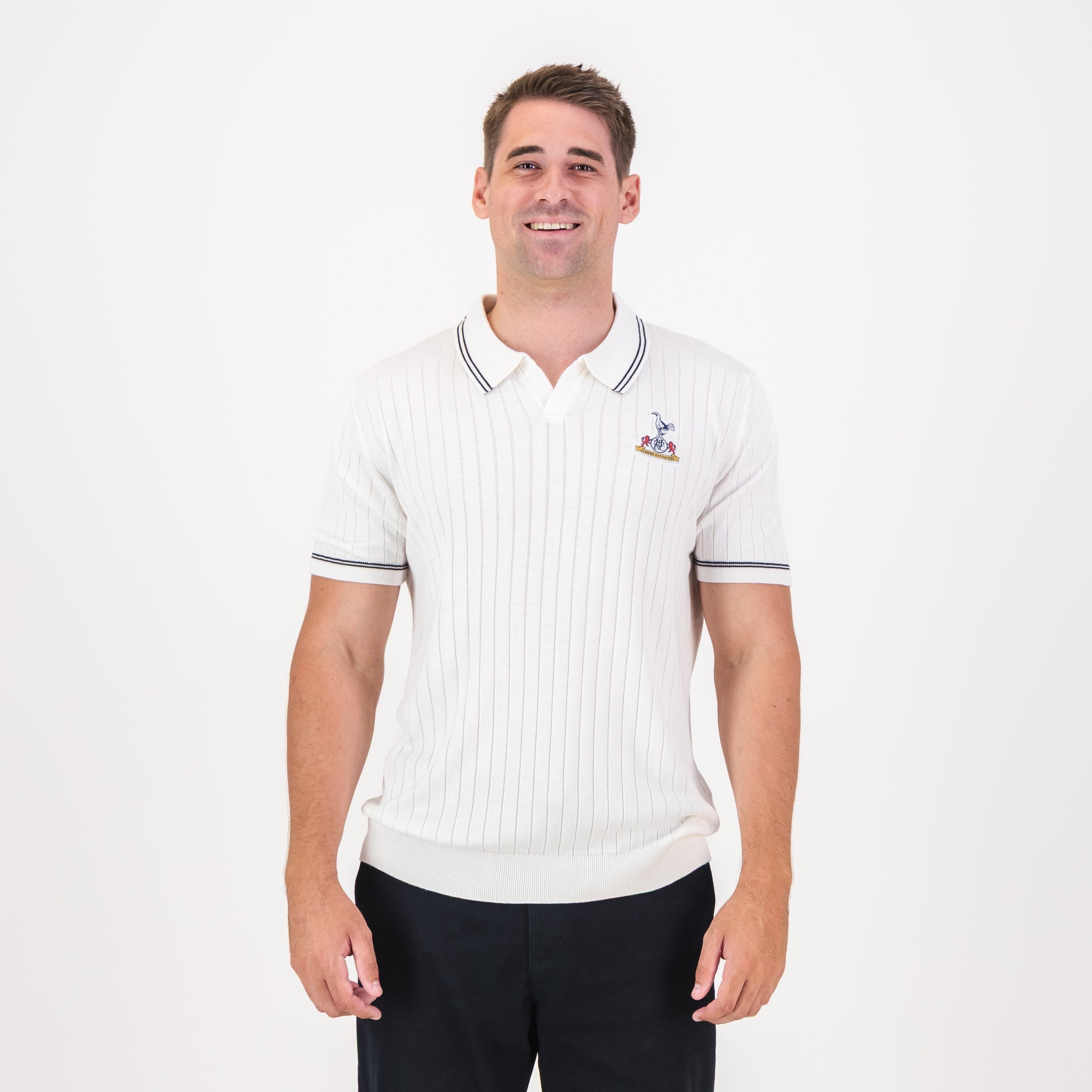 Tottenham Hotspur Signature Textured Polo - Old School