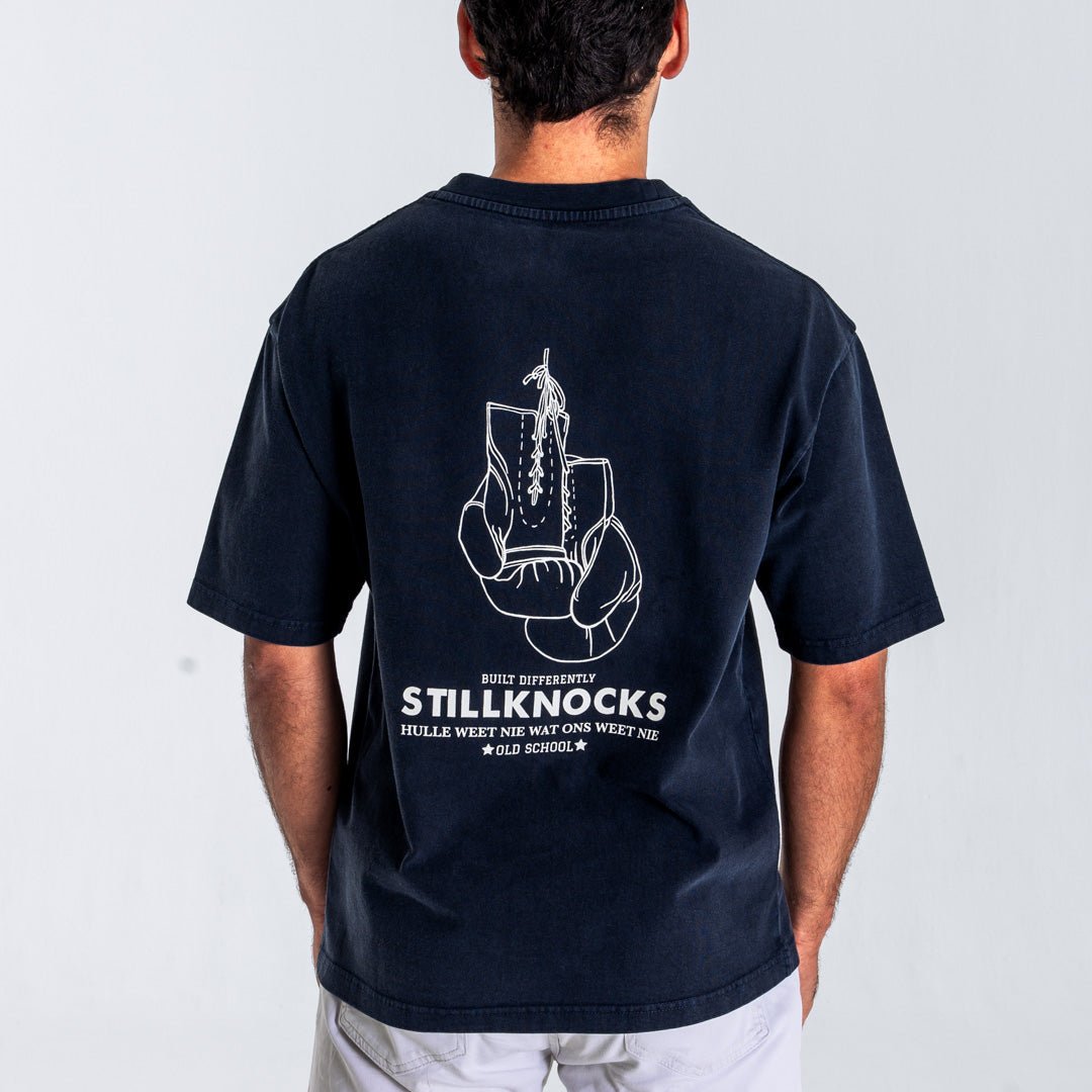 Oversized- Stillknocks- Washed Navy - Old School SA