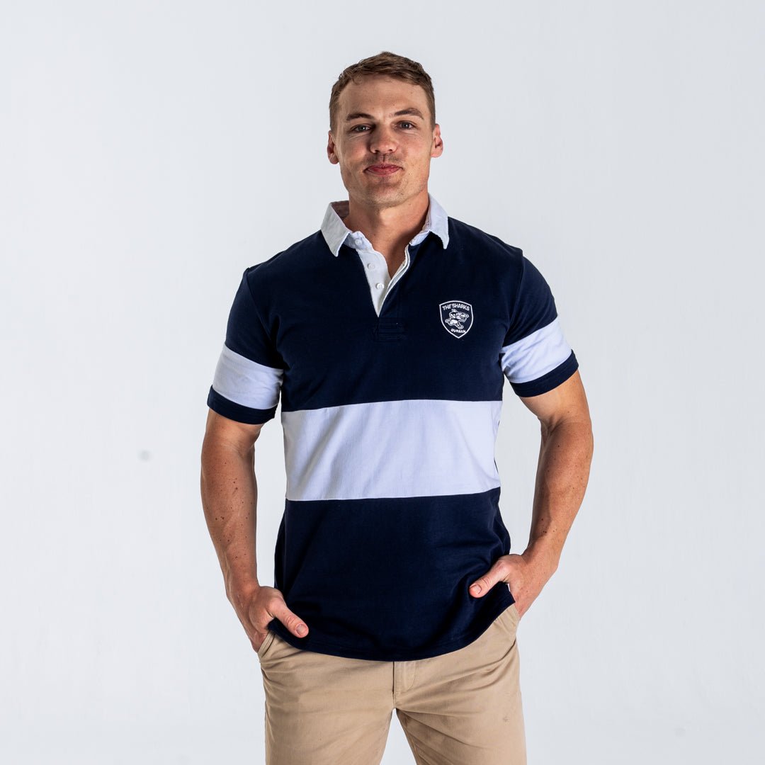 Sharks Short Sleeve Polo Jersey - Old School SA