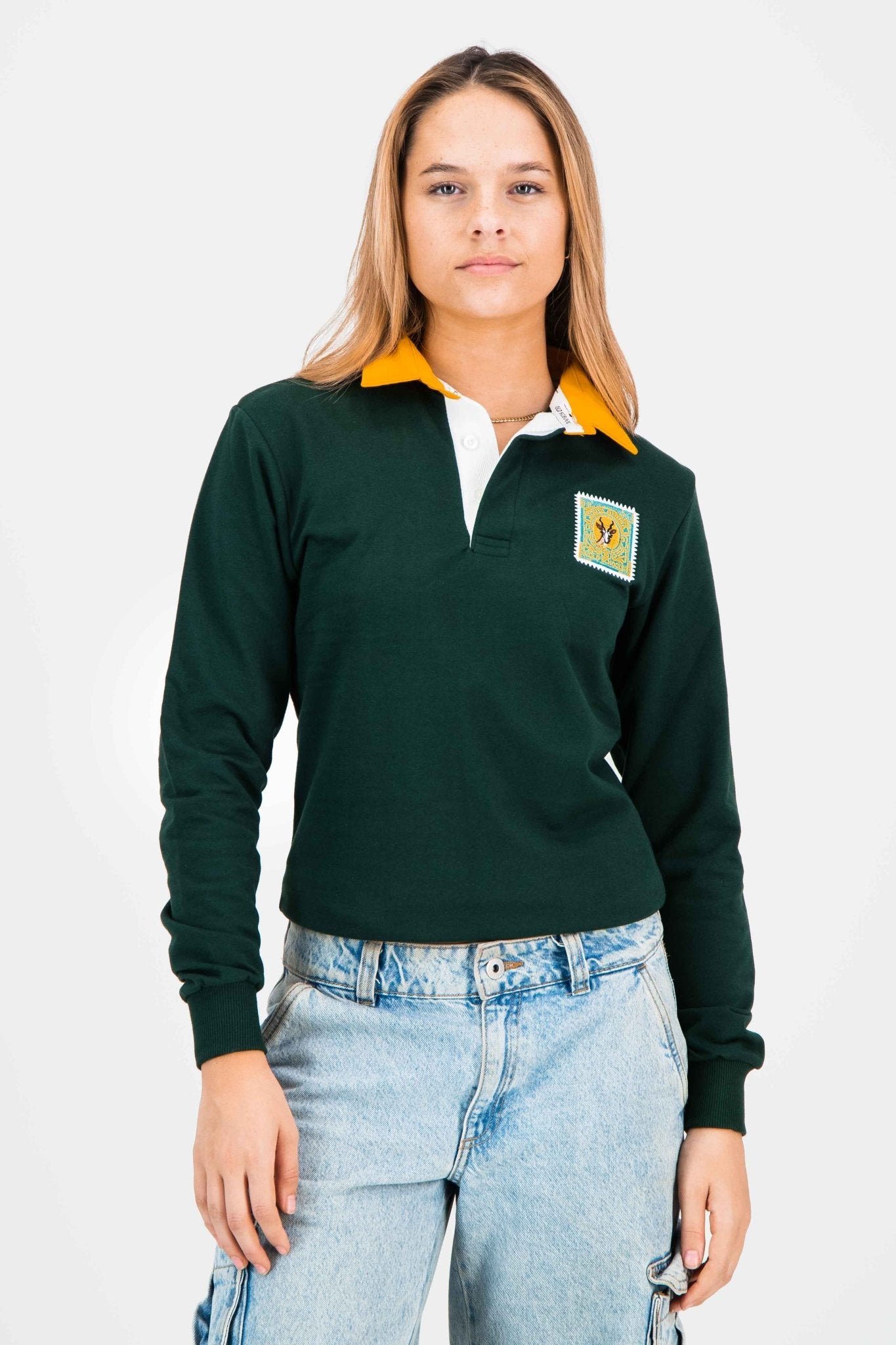 South African Supporters Long Sleeve Jersey - Old School SA